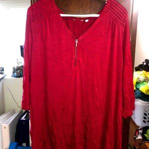 red women's top